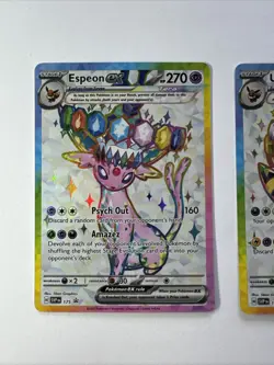 Pokemon TCG Umbreon Ex Espeon Ex Svp 175 176 Promo Pair NM Prismatic Evolution - Image 5