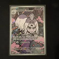 2025 Pokemon Mega Evolution Illustration Rare Full Art Holo Houndstone 145/132 - Image 1