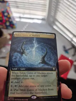 MTG English Talon Gates of Madara (Extended Art) (Ripple Foil) NM Foil - Image 2