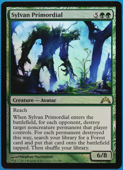 Sylvan Primordial FOIL Gatecrash NM Green Rare MAGIC CARD (ID# 500575) ABUGames - Image 1