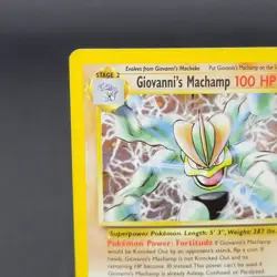 Pokemon Giovanni's Machamp 6/132 Gym Challenge Foil Vintage Card MP - Image 5