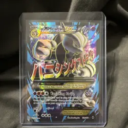 Pokemon TCG XY Breakthrough M Mewtwo EX Full Art Holo Card #159/162 - Image 1