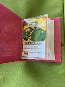 Zatch Bell!The Card Battle Red Spell Book Binder Vintage 2005 Includes Card - Image 2