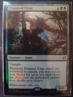 MTG - Primeval Titan - Modern Masters 2015 - Foil - NM - Image 1