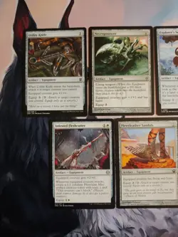 5x MTG Staple Equipment Artifact Spells! Rares! NM Mint! Ships Fast! - Image 2