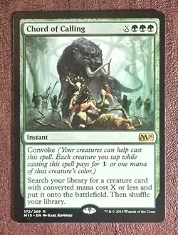 Chord of Calling - MtG Core 2015 - R172 NM 2014 - Image 2