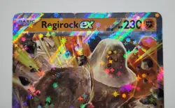 Regirock ex Double Rare Full Art Holo 101/182 Sv10 Destined Rivals Pokemon TCG - Image 2