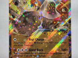 Regirock ex Double Rare Full Art Holo 101/182 Sv10 Destined Rivals Pokemon TCG - Image 3