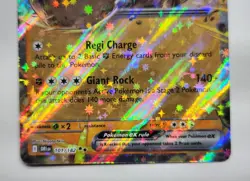 Regirock ex Double Rare Full Art Holo 101/182 Sv10 Destined Rivals Pokemon TCG - Image 4