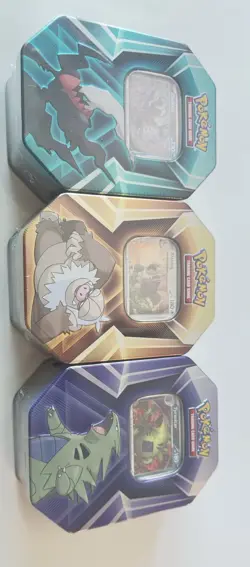 Pokemon TCG Slaking,Tyranitar & Darkrai - Lot Of 3 New Sealed Collectors Tins - Image 4