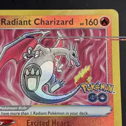Radiant Charizard - 011/078 Pokemon GO Shiny Holo Rare Pokemon - NM/MINT - Image 4