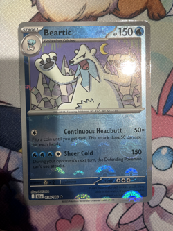 Beartic - 026/086 - Pokeball pattern Reverse Holo Black Bolt Pokemon TCG MINT - Image 4