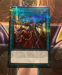 *** TRIPLE TACTICS THRUST *** QUARTER CENTURY RARE MINT/NM RA03-EN072 YUGIOH! - Image 1