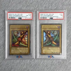 FULL SET 2002 LOB Exodia The Forbidden One Unlimited PSA - Image 2