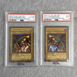 FULL SET 2002 LOB Exodia The Forbidden One Unlimited PSA - Image 3