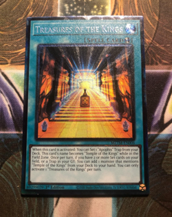 *** TREASURES OF THE KINGS *** 1ST EDITION COLLECTOR'S RARE MZMT-EN006 YUGIOH! - Image 1