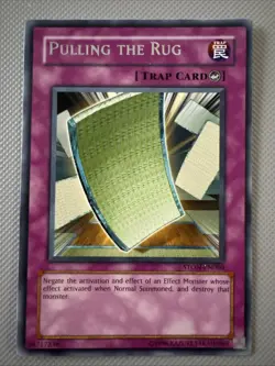 Yugioh Pulling the Rug Unlimited Edition Rare STON-EN060 NP - Image 1