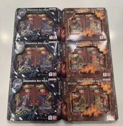One Piece Illustration Box Vol 5 & 6 (Lot Of 6) Sealed! English - Image 1
