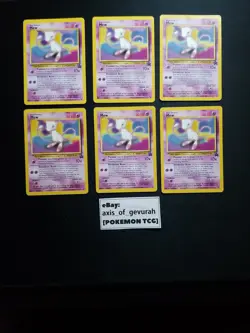 Mew x6 Black Star Promo #8 [LP to HP] Pokemon Cards WoTC Wizards of the Coast - Image 1