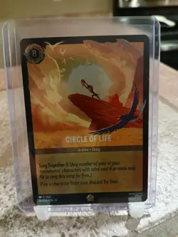 Disney Lorcana Fabled Circle of Life 26/204 Cold Foil Legendary - Image 1