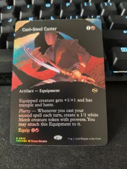 MTG Cori-Steel Cutter Borderless FOIL Tarkir: Dragonstorm - Image 1