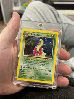 Pokemon TCG Meganium Neo Genesis Holo Rare Card #11/111 LP/Excellent Condition - Image 2