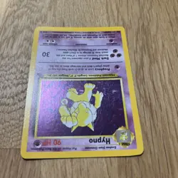 Hypno Pokemon TCG Holo Card 8/62 Fossil Set Rare WOTC NM - Image 3