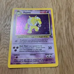 Hypno Pokemon TCG Holo Card 8/62 Fossil Set Rare WOTC NM - Image 4
