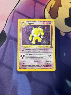 Hypno 8/62 - Fossil Set Pokemon Card TCG Vintage WOTC Holo Rare - HP - Image 1
