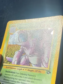 Giovanni's Nidoking 7/132 Gym CHallenge (2000) Vintage WOTC Holo Rare - LP/MPU - Image 4