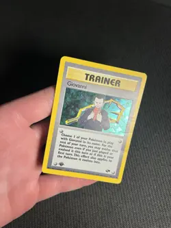Pokemon TCG Giovanni 18/132 1st Edition Gym Challenge Holo Rare HP/DMG - Image 5