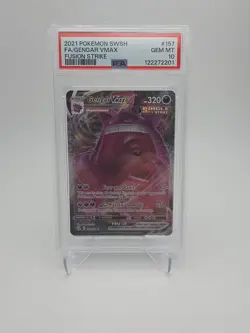 Pokemon 2021 Gengar VMAX TCG Card 157/264 Fusion Strike PSA 10 - Image 1