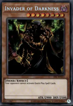 Invader of Darkness 25th Ann. Secret Rare IOC-EN111 Yu-Gi-Oh! - Image 1