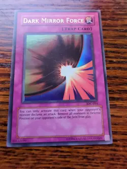 Yu-Gi-Oh! TCG Dark Mirror Force Invasion of Chaos IOC-054 Unlimited Ultra Rare - Image 1