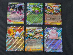Lot of 6 Play! Pokemon Prize Pack Series 8 Cards All Double Rare Ho-Oh Yanmega + - Image 1