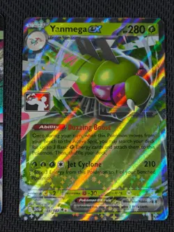 Lot of 6 Play! Pokemon Prize Pack Series 8 Cards All Double Rare Ho-Oh Yanmega + - Image 3