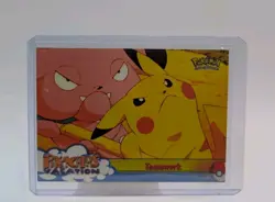 TEAMWORK #54 - BLUE LOGO - NON-HOLO - Topps POKEMON CARD - NM/LP - Image 1