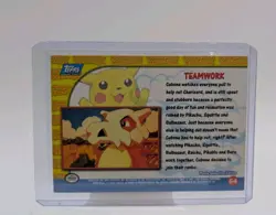 TEAMWORK #54 - BLUE LOGO - NON-HOLO - Topps POKEMON CARD - NM/LP - Image 2