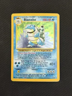 Pokemon TCG - Blastoise 2/102 Holo Rare Base Set Vintage Card | WOTC 1999 - Image 2