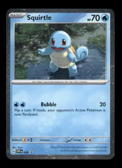 Squirtle - (Cosmos Holo) Promo SV: Scarlet & Violet Promo Cards 048 NM - Image 1