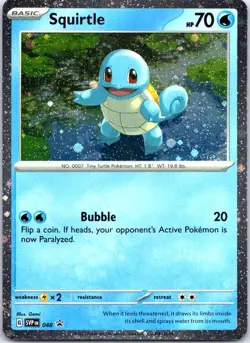 Squirtle - (Cosmos Holo) Promo SV: Scarlet & Violet Promo Cards 048 NM - Image 1