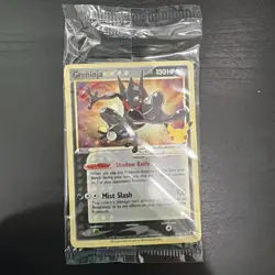 🔥 🌀 Greninja Star SWSH144 SWSH: Sword & Shield Promo Card Holo seal pokemon🔥 - Image 1