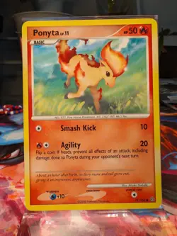 Pokemon Ponyta TCG Stormfront 71/100 Regular Common Card - Image 1