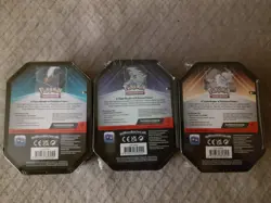 2024 Pokemon TCG Triple Whammy Tins 2 Complete Full Art Sets Brand New Sealed - Image 4