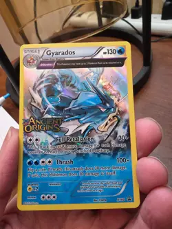 Pokemon Ancient Origins Prerelease Promo Holo Gyarados XY60 Black Star - Image 1