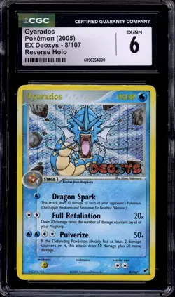 2005 Pokemon EX Deoxys-Reverse Foil #8 CGC 6 EX-NM - Image 1