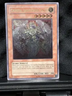 Yu-Gi-Oh! TCG Ultimate Rare Celestia, Lightsworn Angel LODT-EN024 Unlimited - Image 1