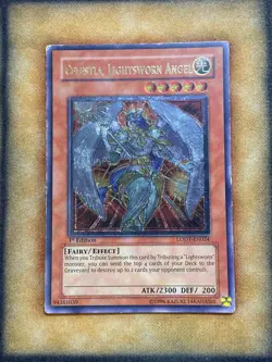 Yugioh Celestia, Lightsworn Angel LODT-EN024 Ultimate Rare 1st Ed MP - Image 1