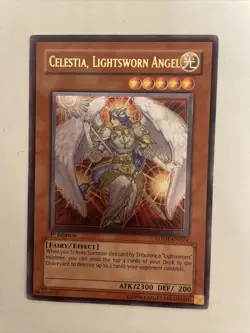 Ultimate Rare Celestia, Lightsworn Angel LODT-EN024 1st edition Nm - Image 1