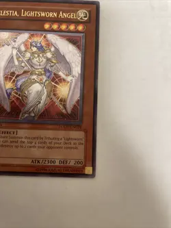 Ultimate Rare Celestia, Lightsworn Angel LODT-EN024 1st edition Nm - Image 3